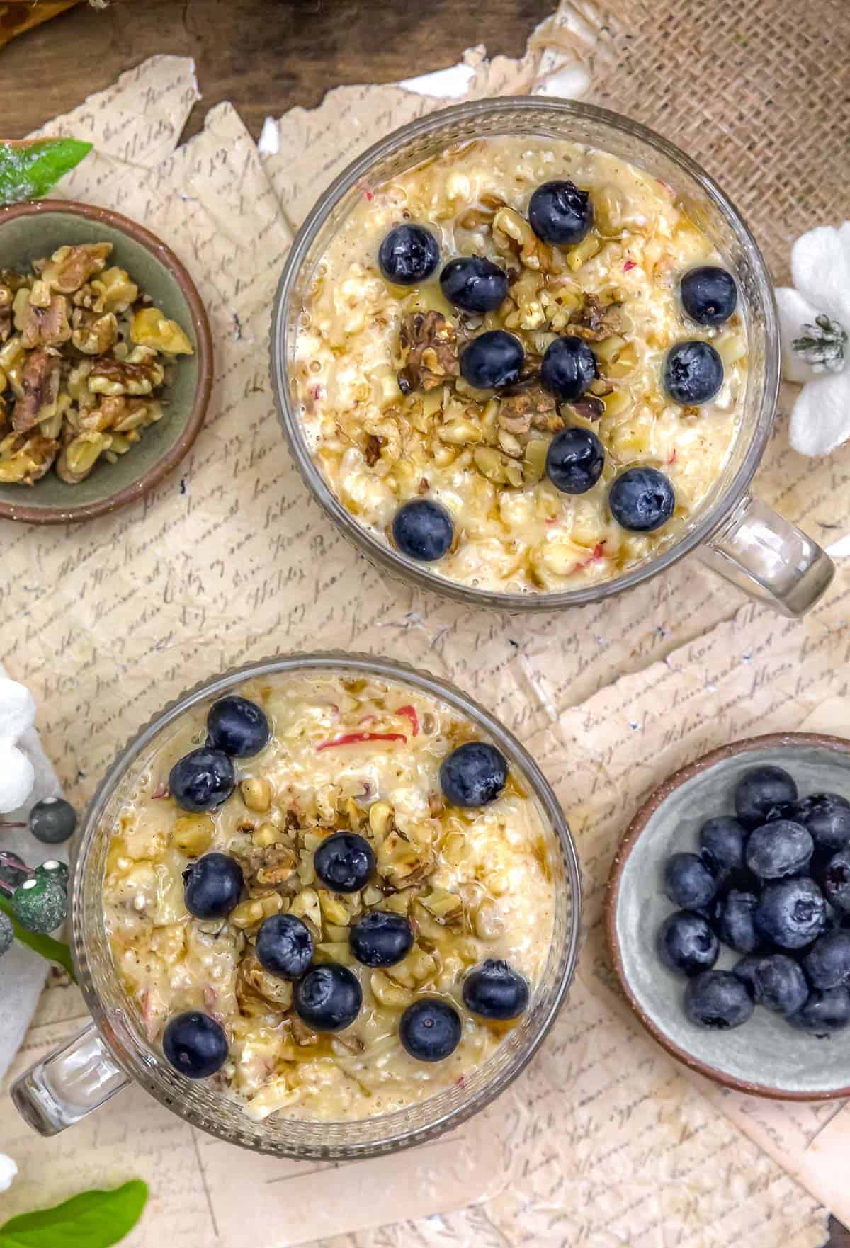 Jars of Vegan Princess Diana’s Overnight Oats