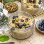 Spoon with Vegan Princess Diana’s Overnight Oats