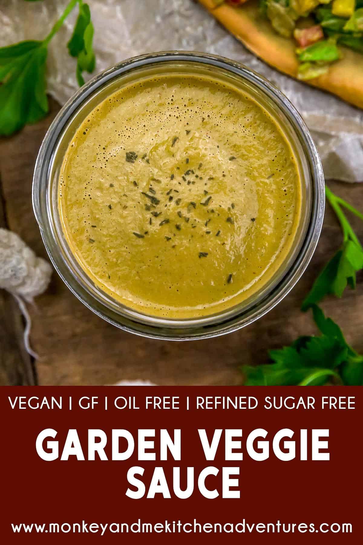 Garden Veggie Sauce with text description