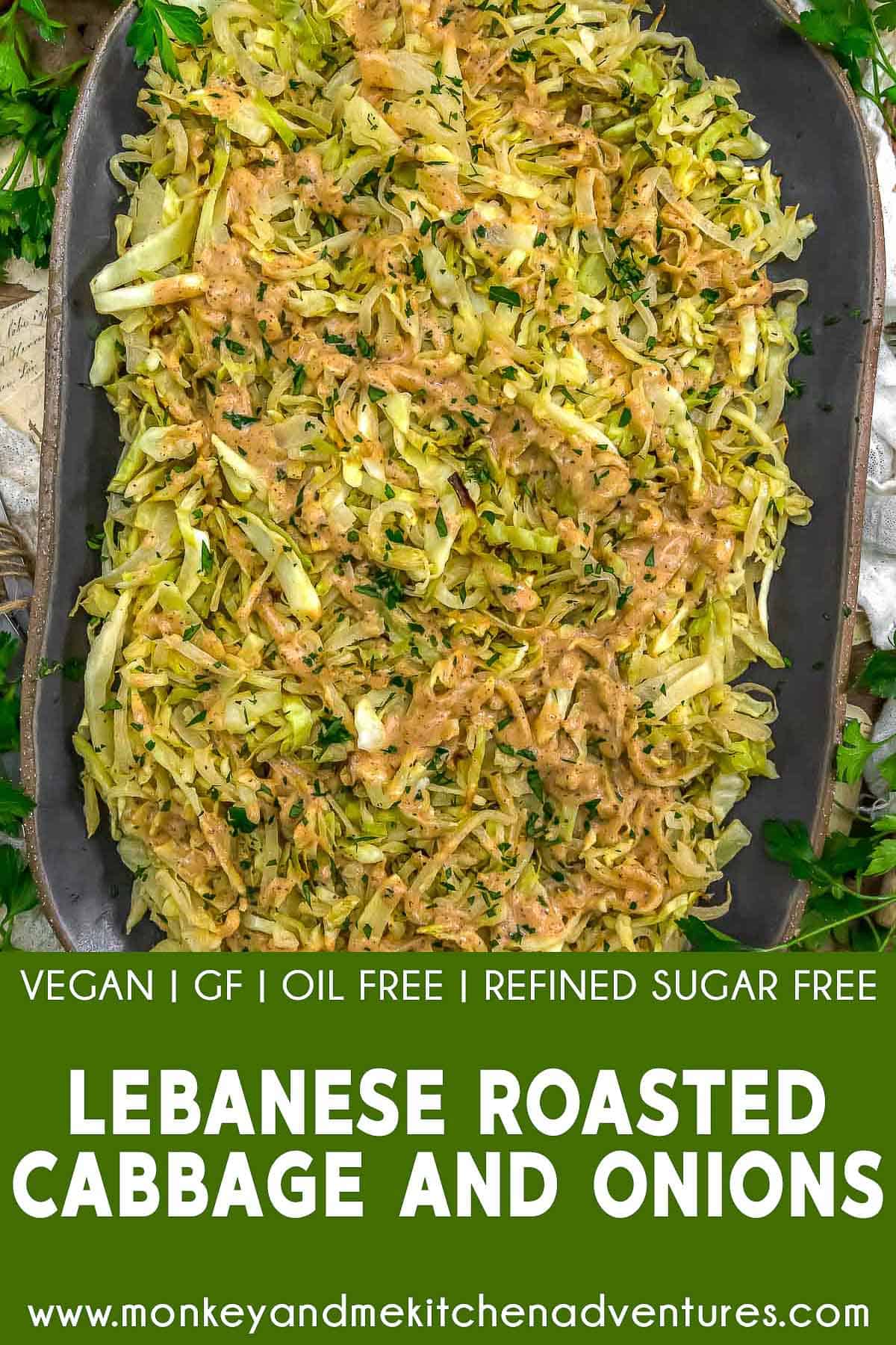 Lebanese Roasted Cabbage and Onions