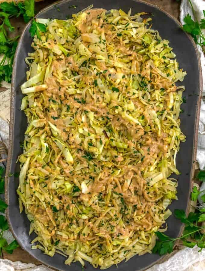 Lebanese Roasted Cabbage and Onions