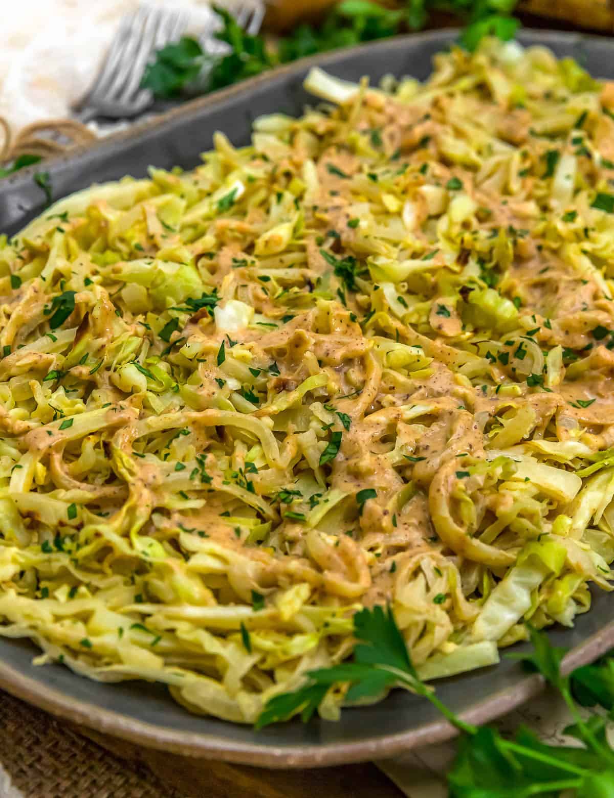 Lebanese Roasted Cabbage and Onions