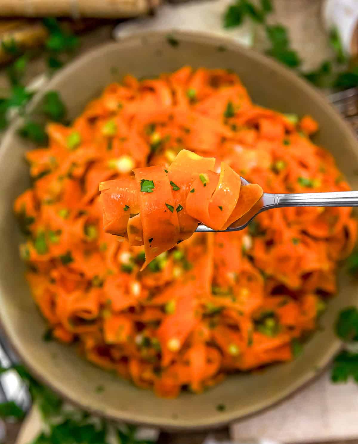 Forkful of Penicillin Carrot Salad