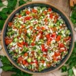Bowl of Lebanese Chopped Salad
