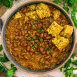 Bowl of Vegan Mountain Soup Beans