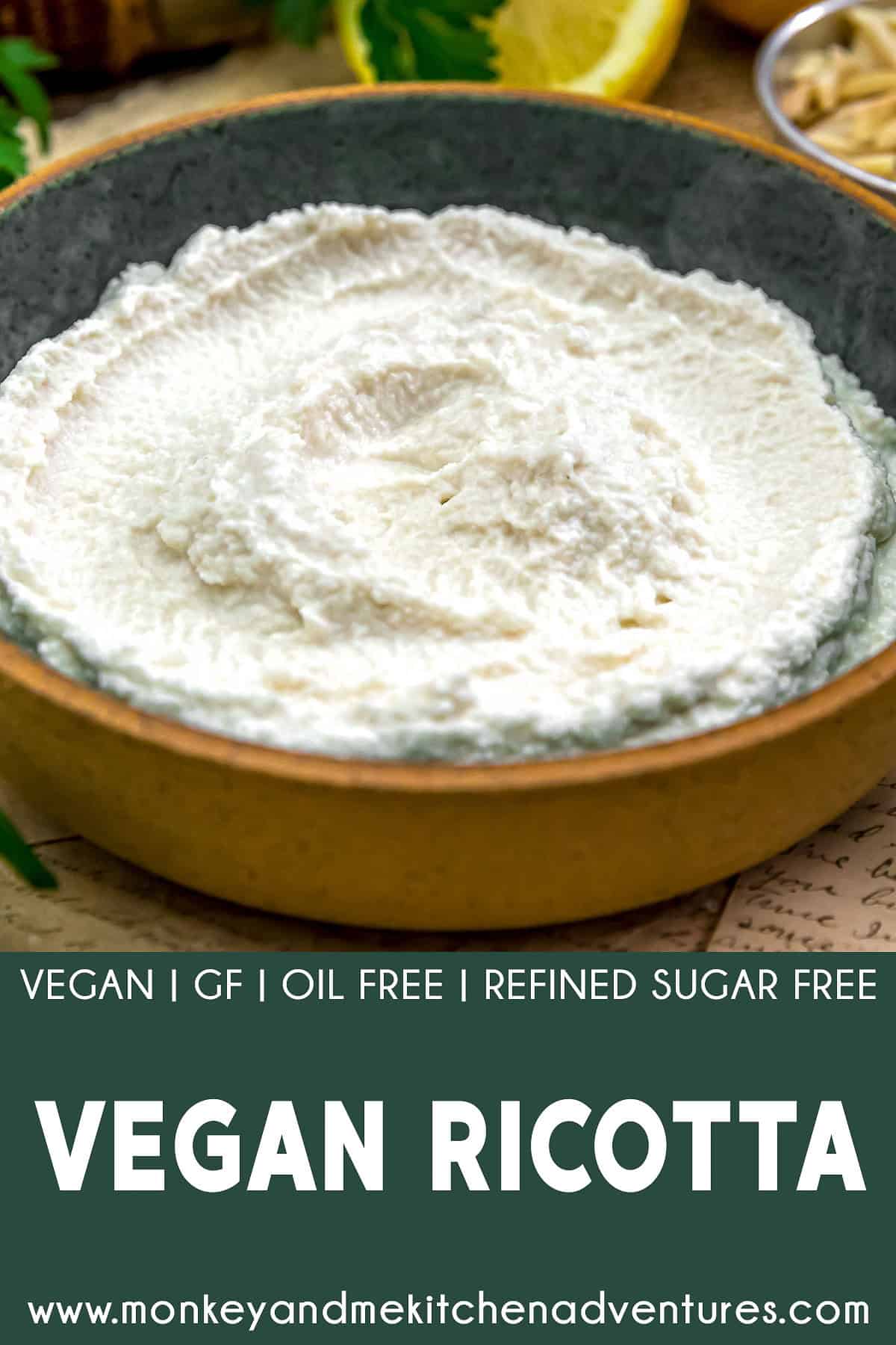 Vegan Ricotta with text description