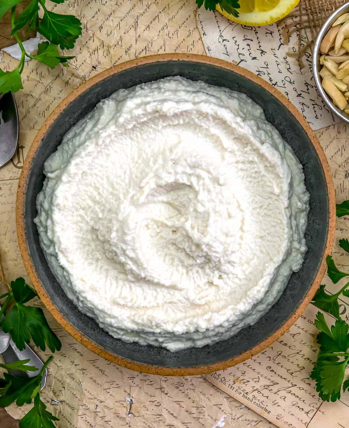 Bowl of Vegan Ricotta