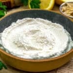 Close up of Vegan Ricotta