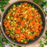 Bowl of Buffalo Carrot Cucumber Salad