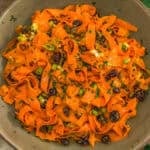Bowl of Curried Carrot Ribbon Salad