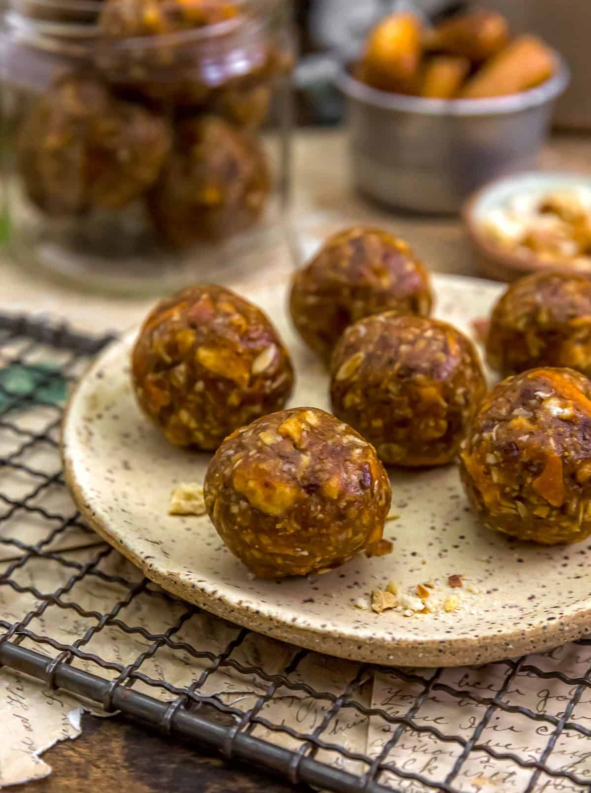 Close up of Sweet and Salty Peanut Butter Pretzel Balls