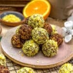 Pile of Cranberry Orange Bliss Balls
