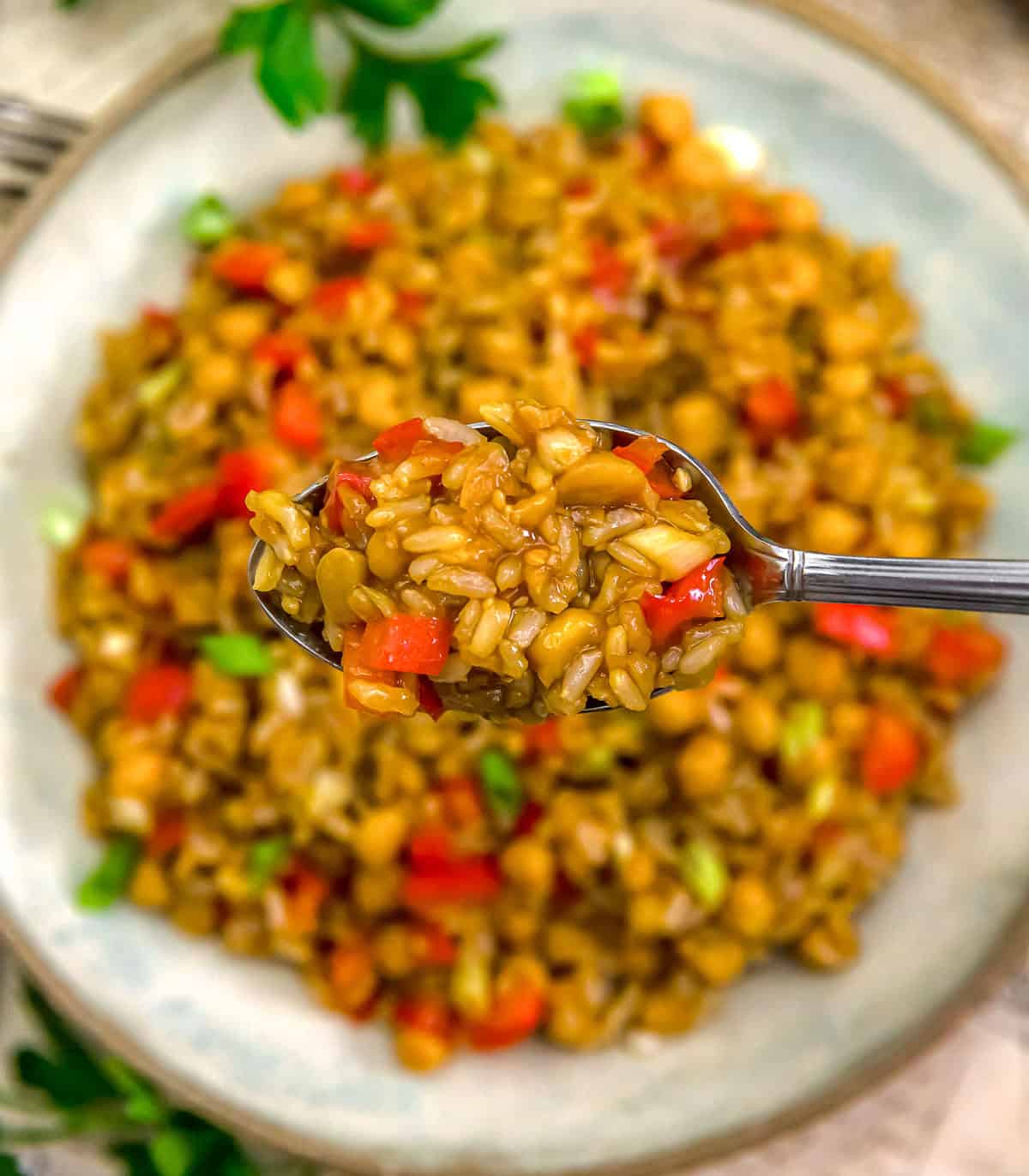 Spoonful of Easy Governor’s Chickpea Fried Rice